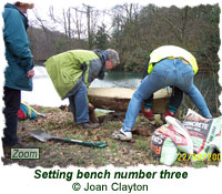 Setting bench number three